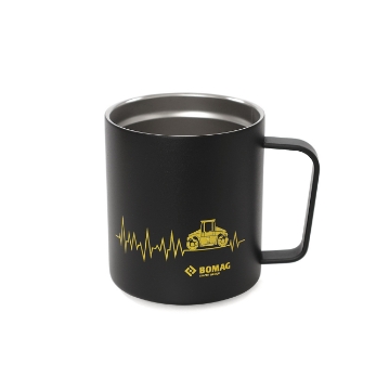 Show details for BOMAG stainless steel coffee mug Tandem roller Picture of BOMAG stainless steel coffee mug Tandem roller